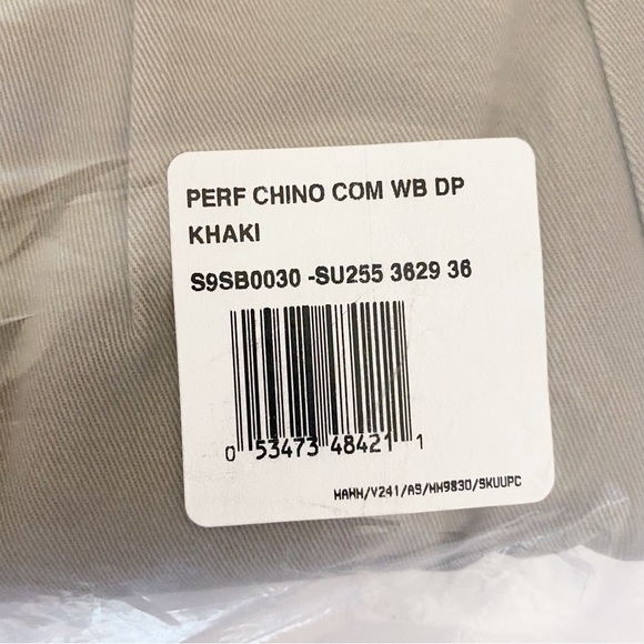 Savane Performance Chino Comfort Waist Straight Fit Khakis 29x36 - Picture 6 of 7